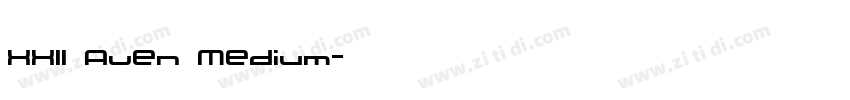 XXII Aven Medium字体转换